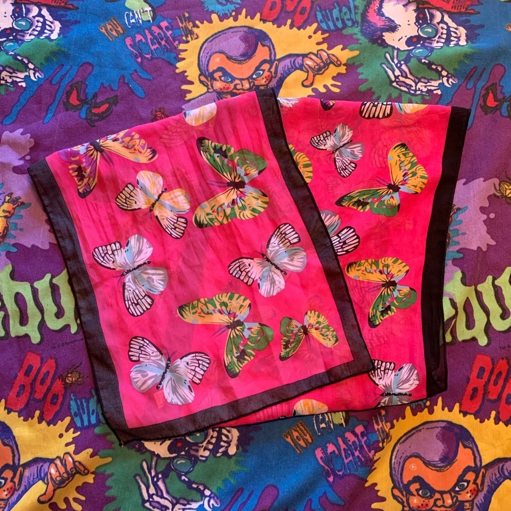 Butterfly scarf
